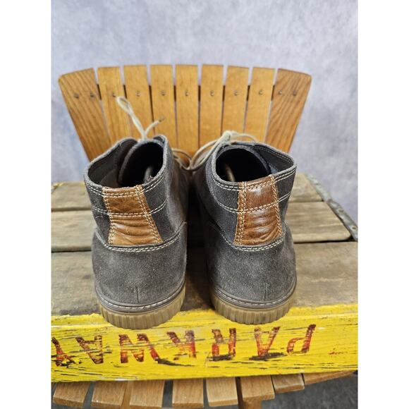 Johnston & Murphy Men's Rawhide Chukka Boots | Gray/Brown | Size 13 - Picture 8 of 10